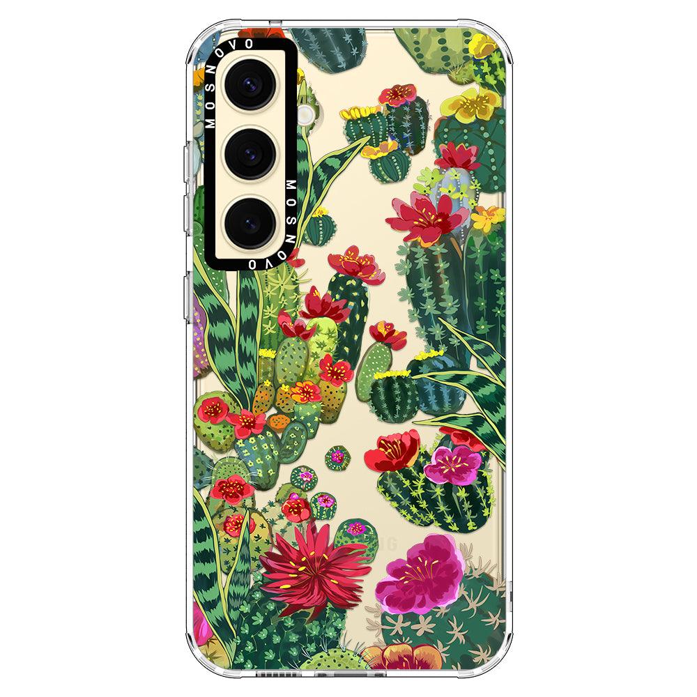 Cactus Garden Phone Case - Samsung Galaxy S24 Case - MOSNOVO