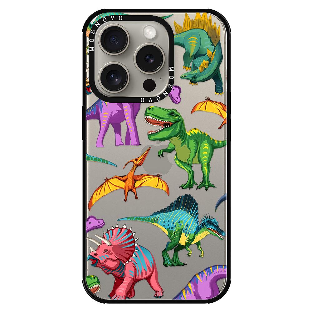 Dinosaur World Phone Case - iPhone 15 Pro Case - MOSNOVO