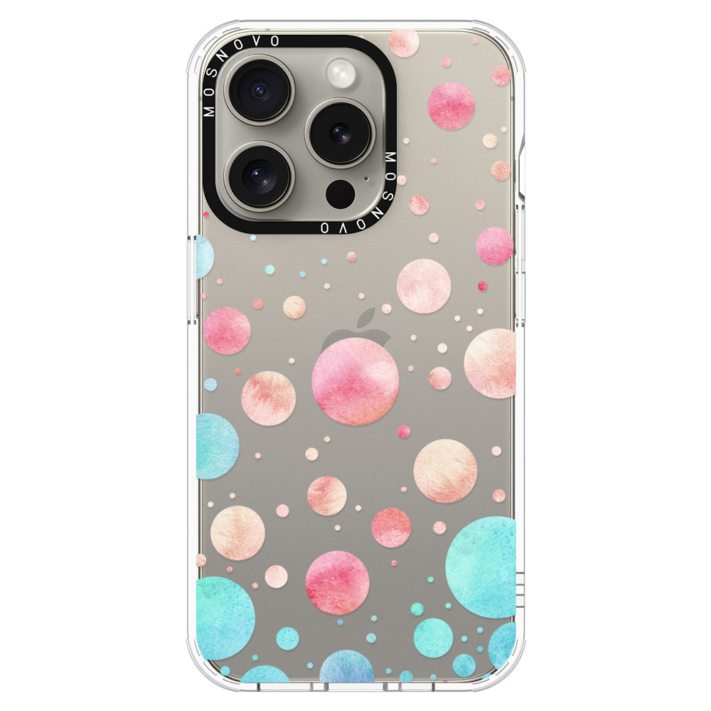 Colorful Bubbles Phone Case - iPhone 15 Pro Case - MOSNOVO