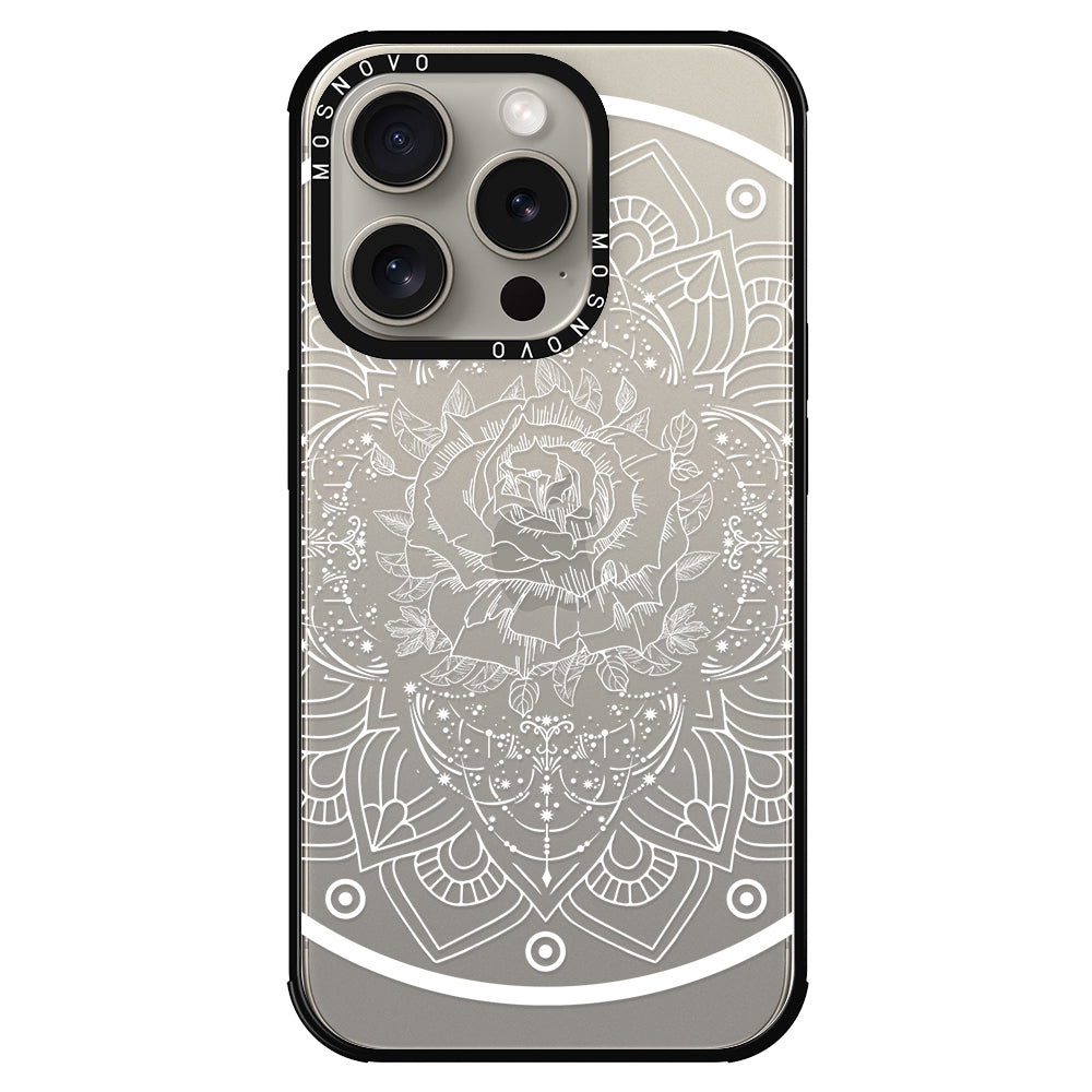 Rose Art Phone Case - iPhone 15 Pro Case - MOSNOVO