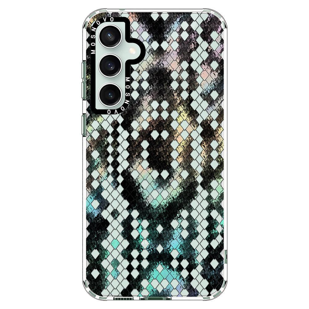 Rainbow Snake Print Phone Case - Samsung Galaxy S23 FE Case