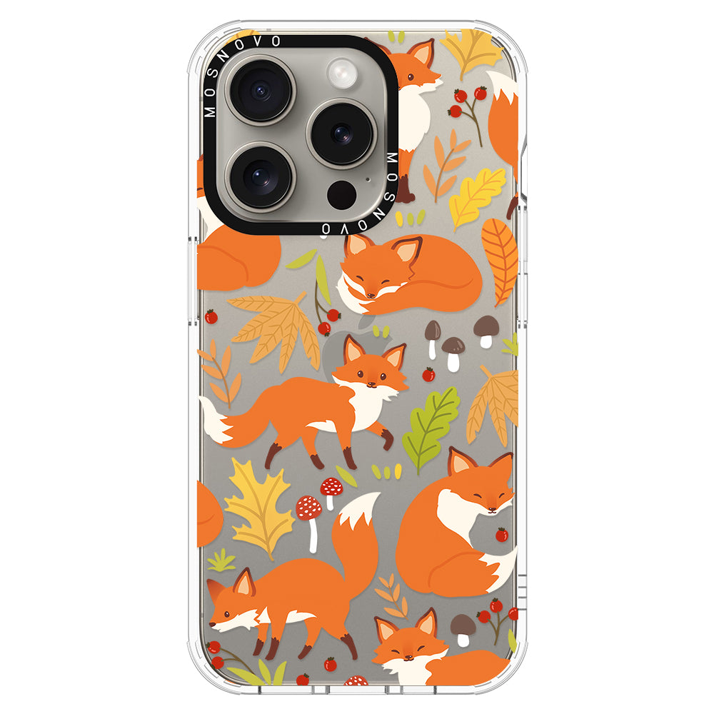 Autumn Fox Phone Case - iPhone 15 Pro Case - MOSNOVO