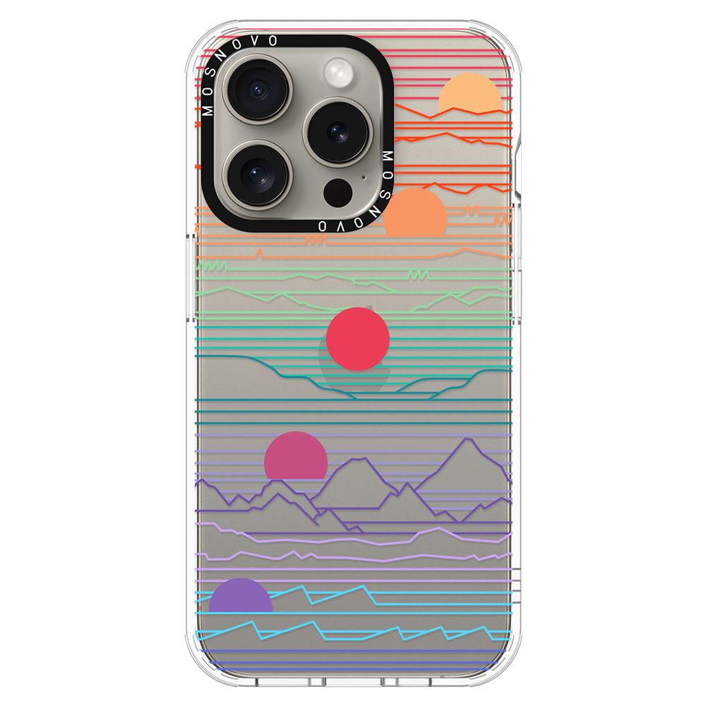 Sunset Phone Case - iPhone 15 Pro Case - MOSNOVO