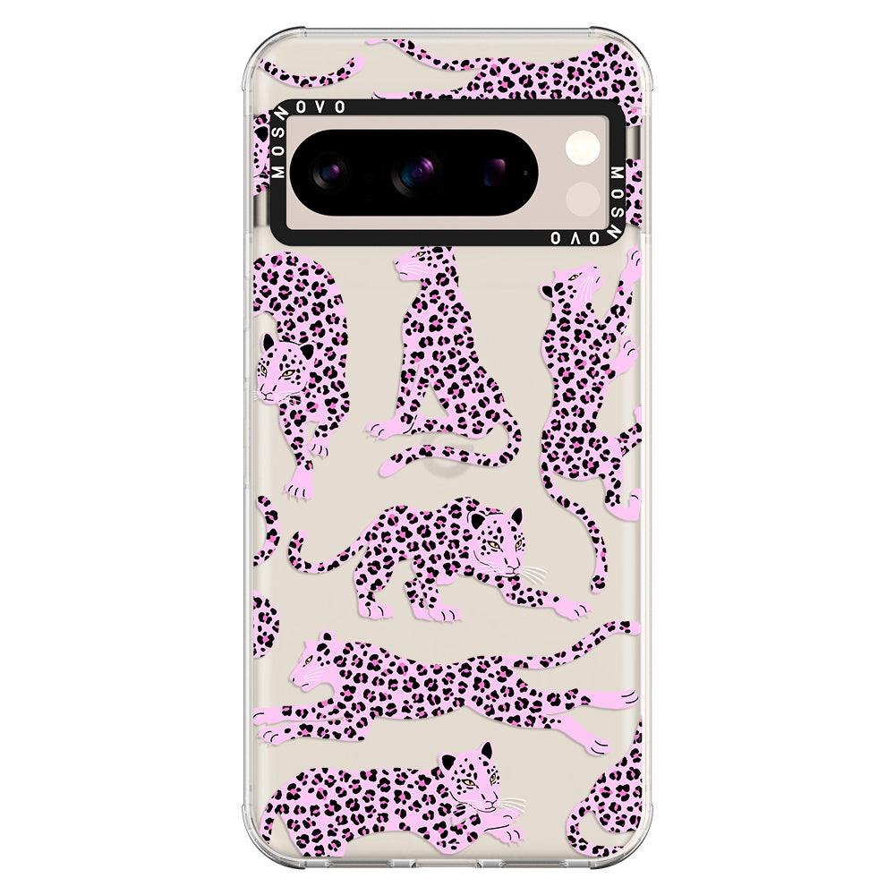 Pink Leopard Phone Case - Google Pixel 8 Pro Case - MOSNOVO