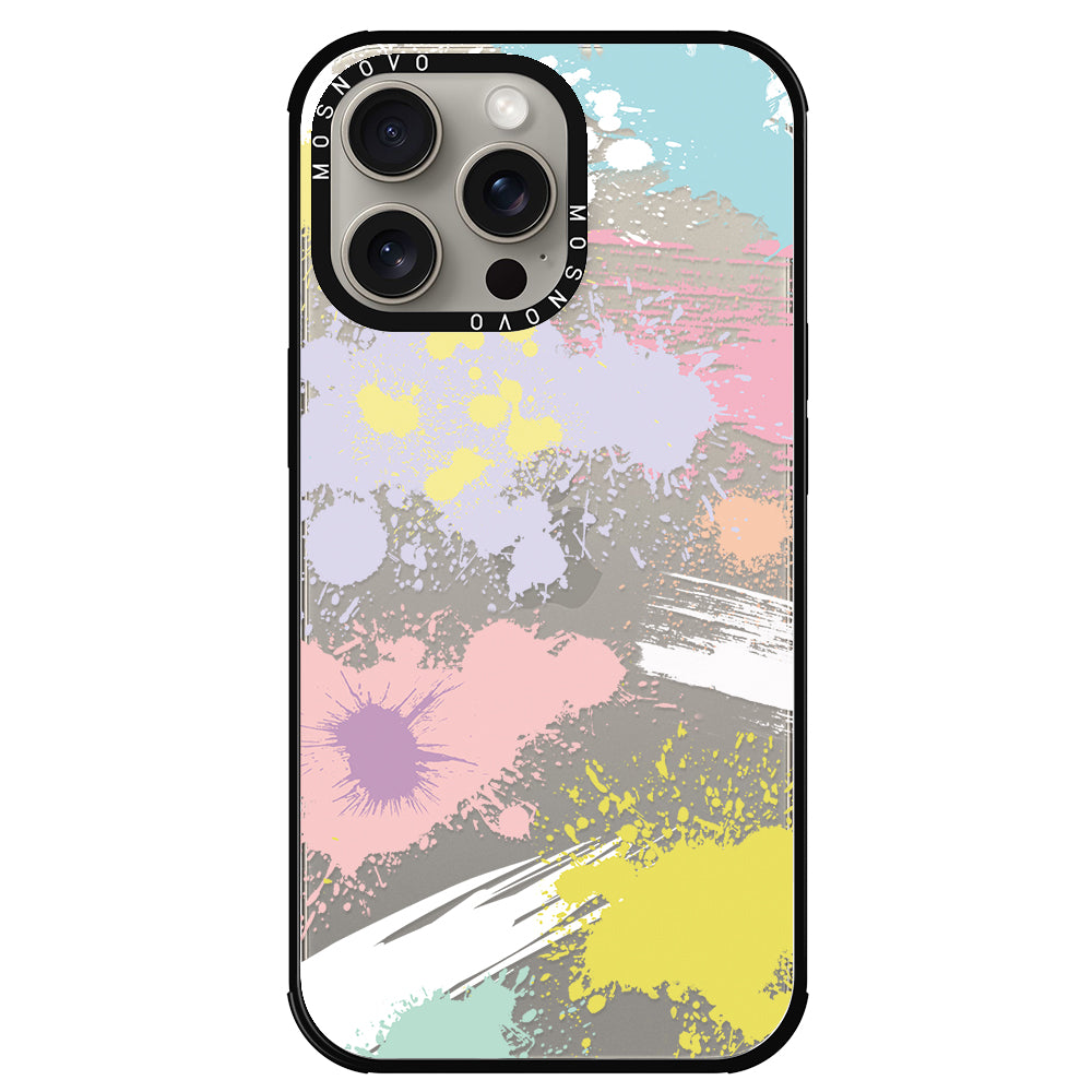 Splash Paint Phone Case - iPhone 15 Pro Max Case - MOSNOVO