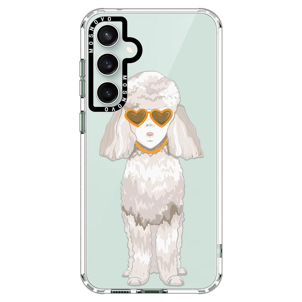 Elegant Poodle Phone Case - Samsung Galaxy S23 FE Case