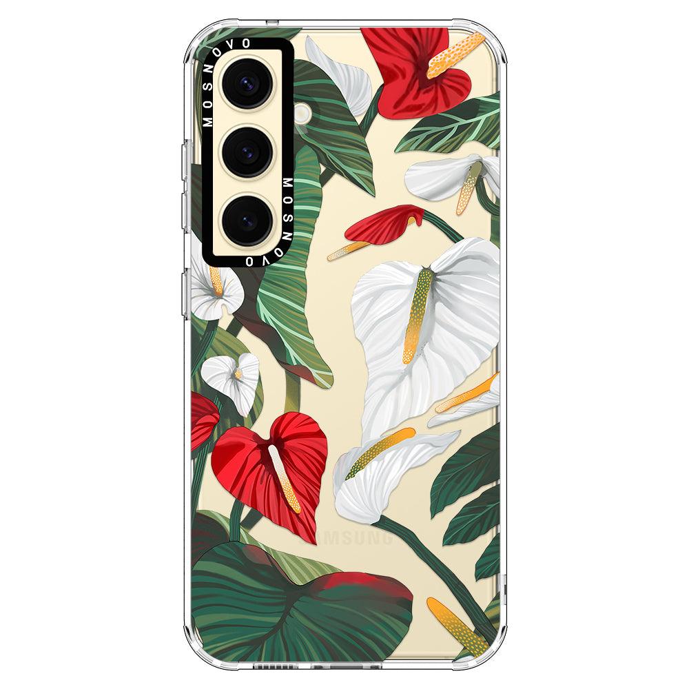 Anthurium Phone Case - Samsung Galaxy S24 Plus Case - MOSNOVO