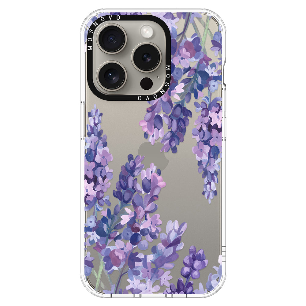 Lavender Phone Case - iPhone 15 Pro Case - MOSNOVO