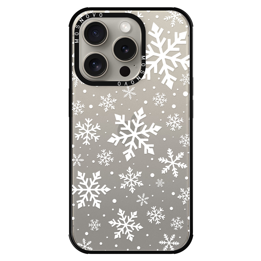 Snowflake Phone Case - iPhone 15 Pro Case - MOSNOVO