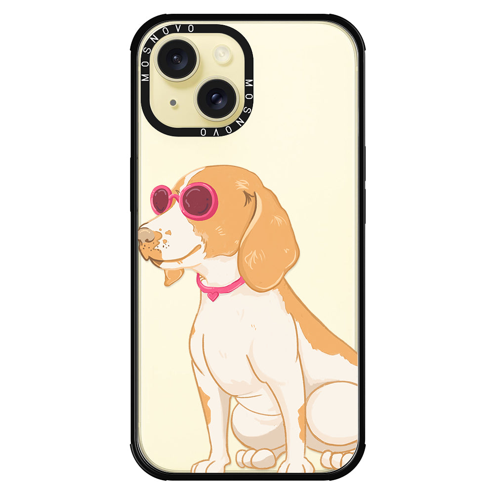 Cute Beagle Phone Case - iPhone 15 Case - MOSNOVO