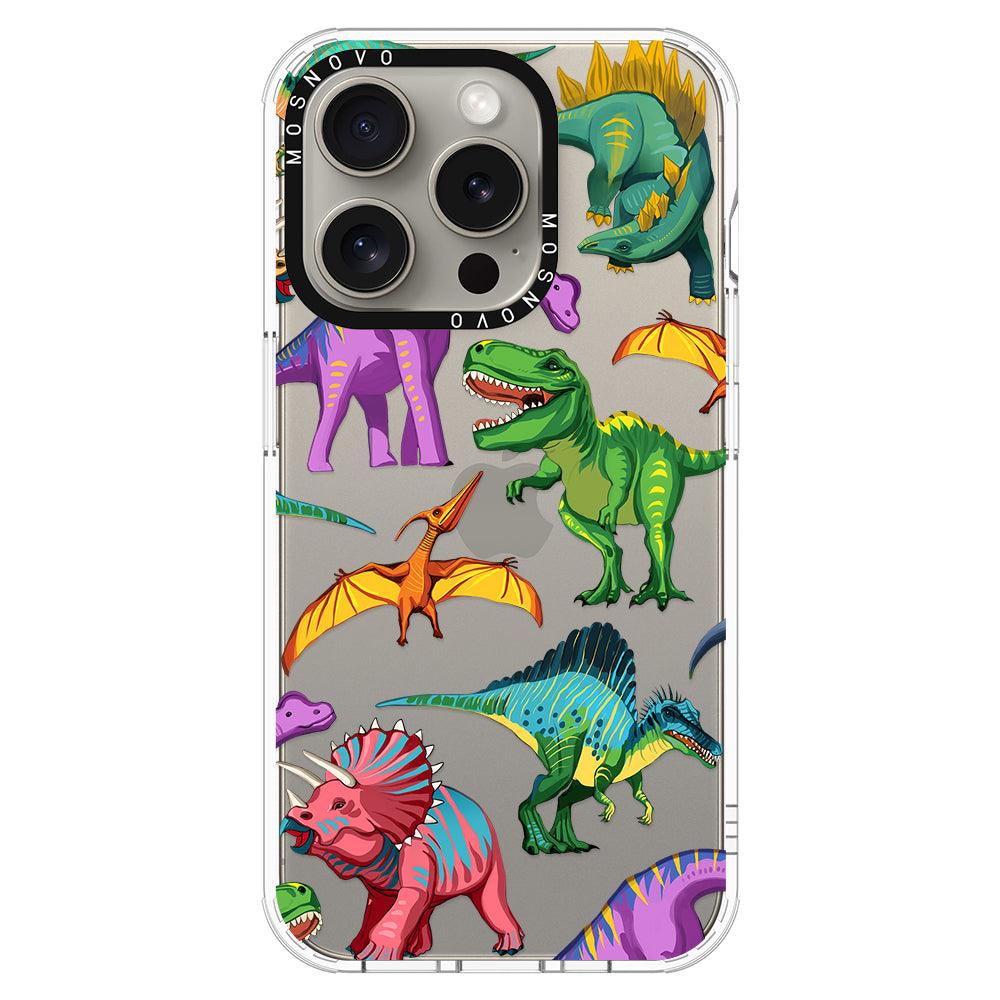 Dinosaur World Phone Case - iPhone 15 Pro Case - MOSNOVO