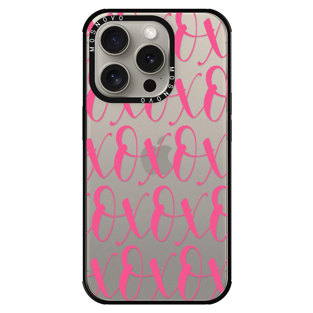 XOXO Phone Case - iPhone 15 Pro Case - MOSNOVO