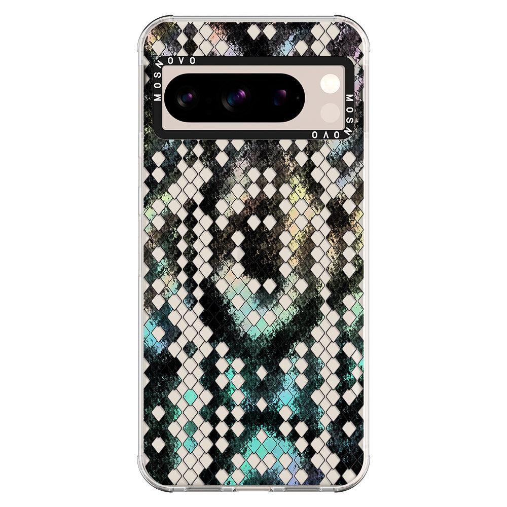 Rainbow Snake Print Phone Case - Google Pixel 8 Pro Case - MOSNOVO