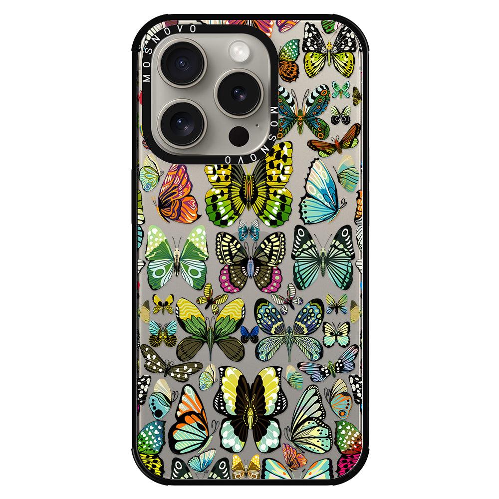 Butterflies Phone Case - iPhone 15 Pro Case - MOSNOVO