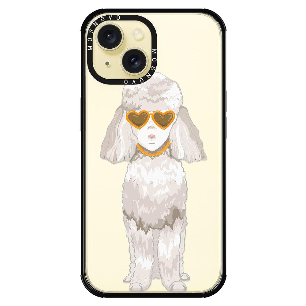 Poodle Phone Case - iPhone 15 Plus Case - MOSNOVO