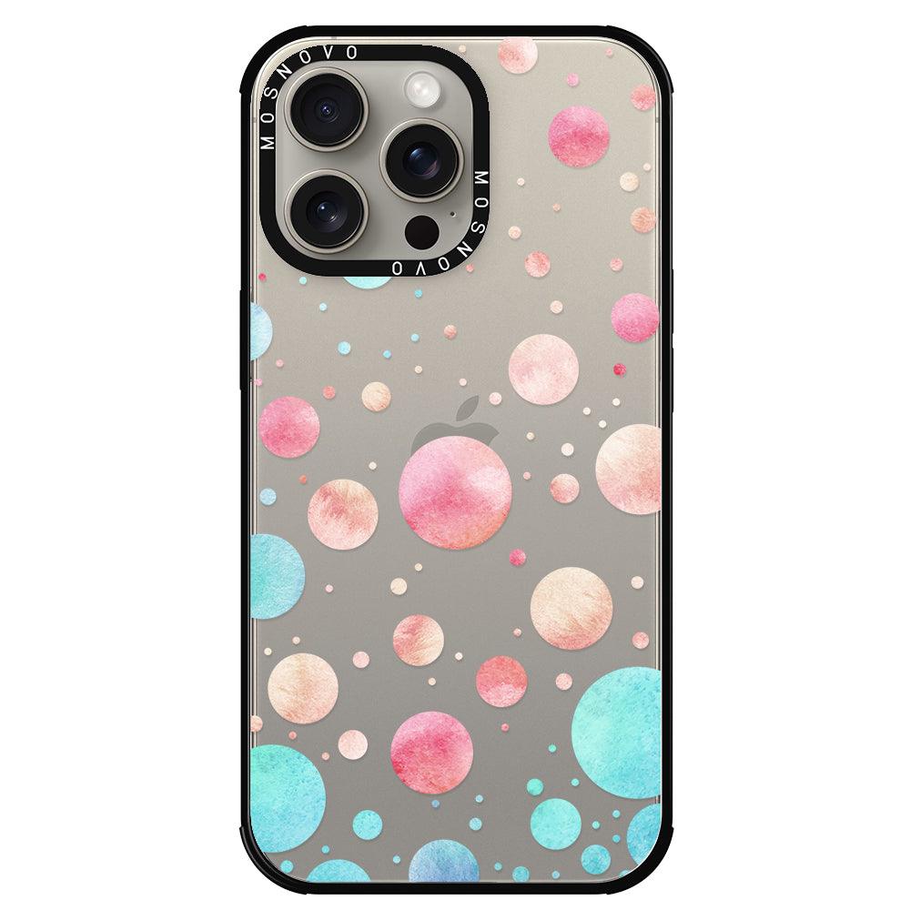 Colorful Bubbles Phone Case - iPhone 15 Pro Max Case - MOSNOVO