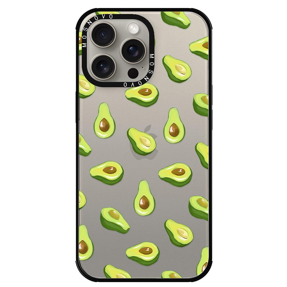 Fleshy Avocado Phone Case - iPhone 15 Pro Max Case - MOSNOVO