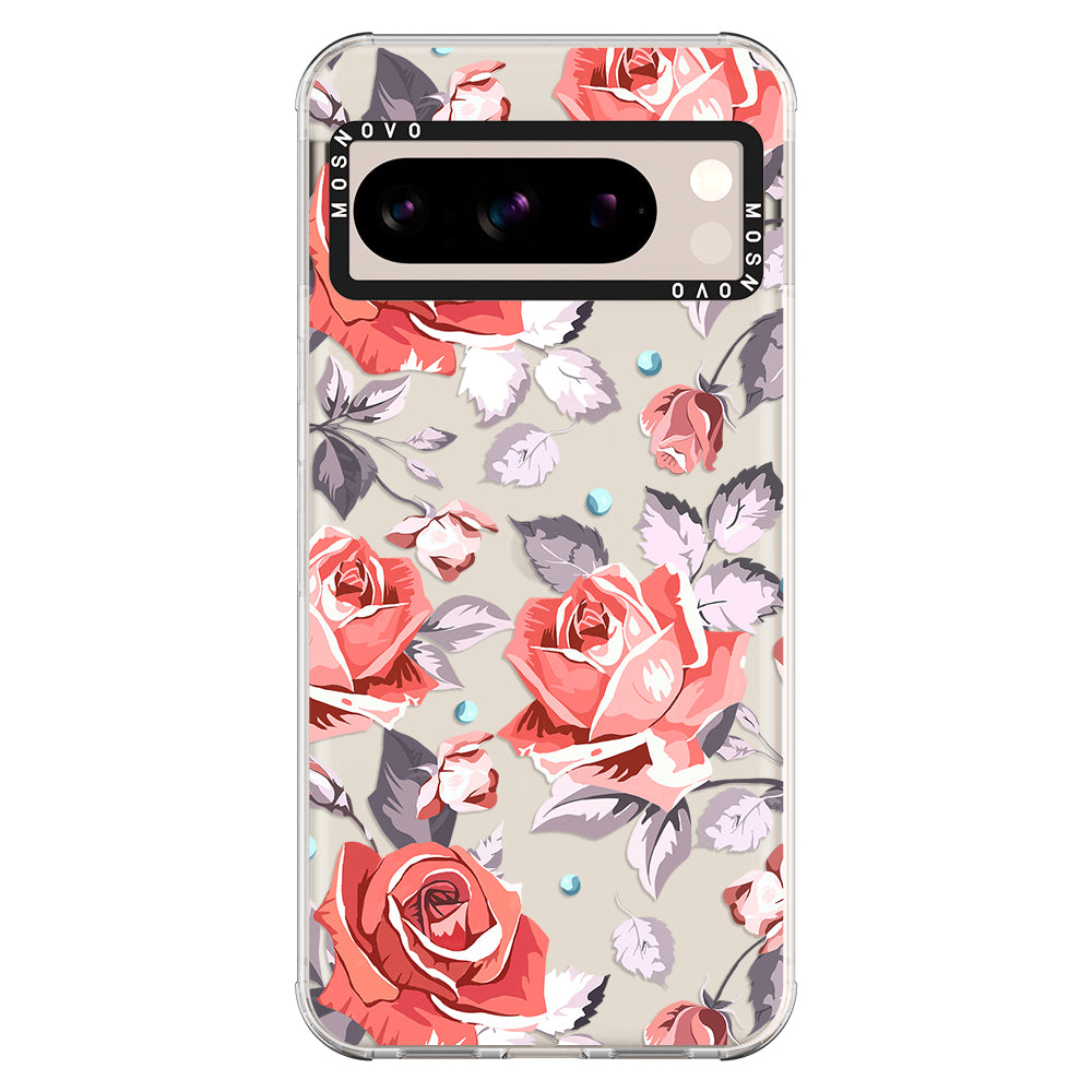 Retro Floral Phone Case - Google Pixel 8 Pro Case