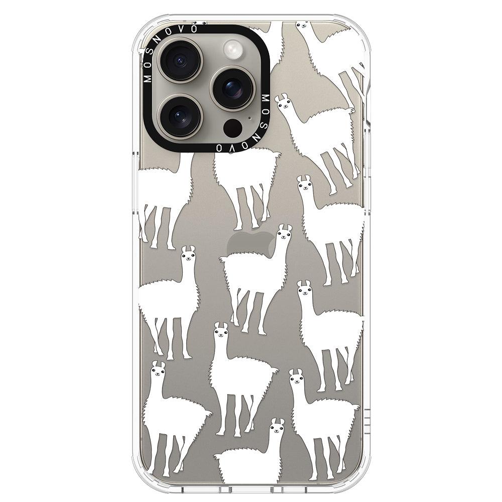 Llama Phone Case - iPhone 15 Pro Max Case - MOSNOVO