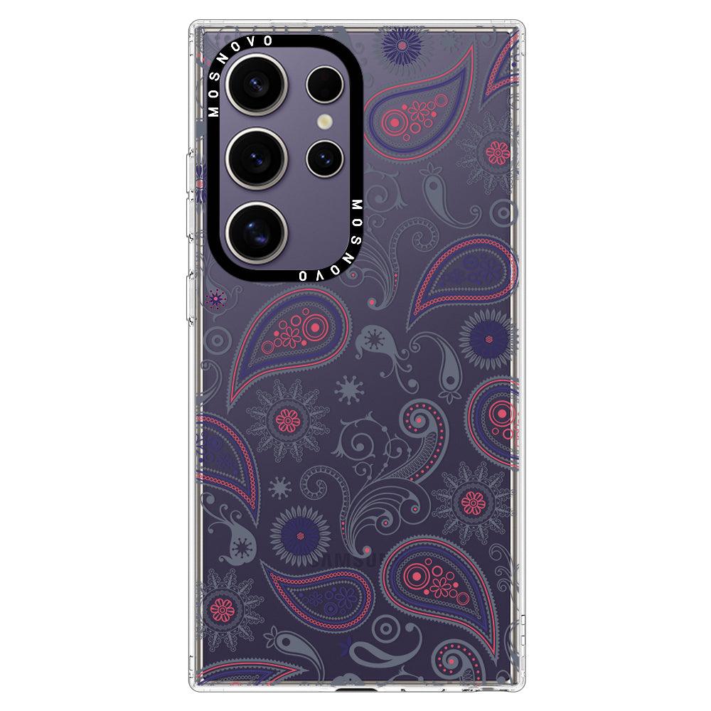 Paisley Phone Case - Samsung Galaxy S24 Ultra Case - MOSNOVO