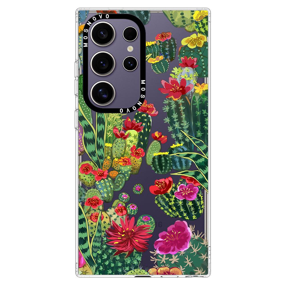 Cactus Garden Phone Case - Samsung Galaxy S24 Ultra Case - MOSNOVO