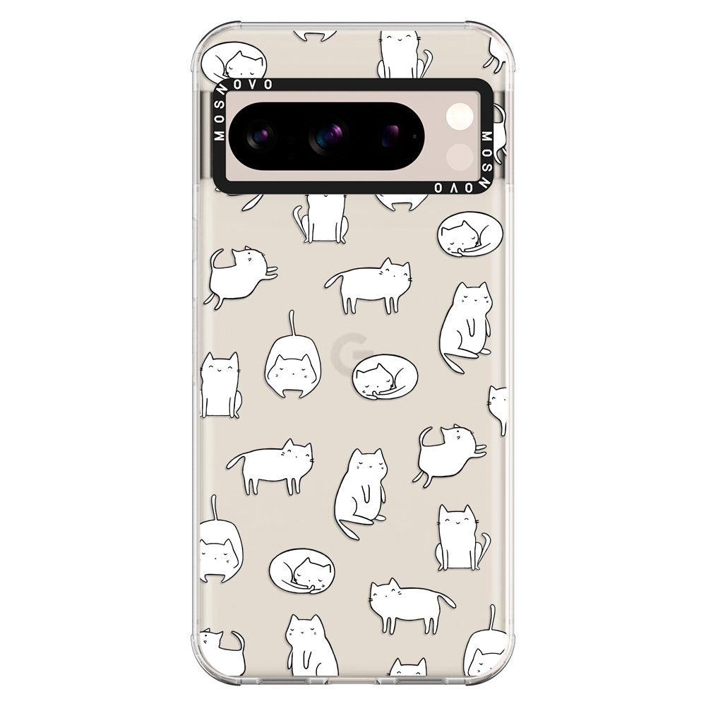 Cute Cats Phone Case - Google Pixel 8 Pro Case - MOSNOVO