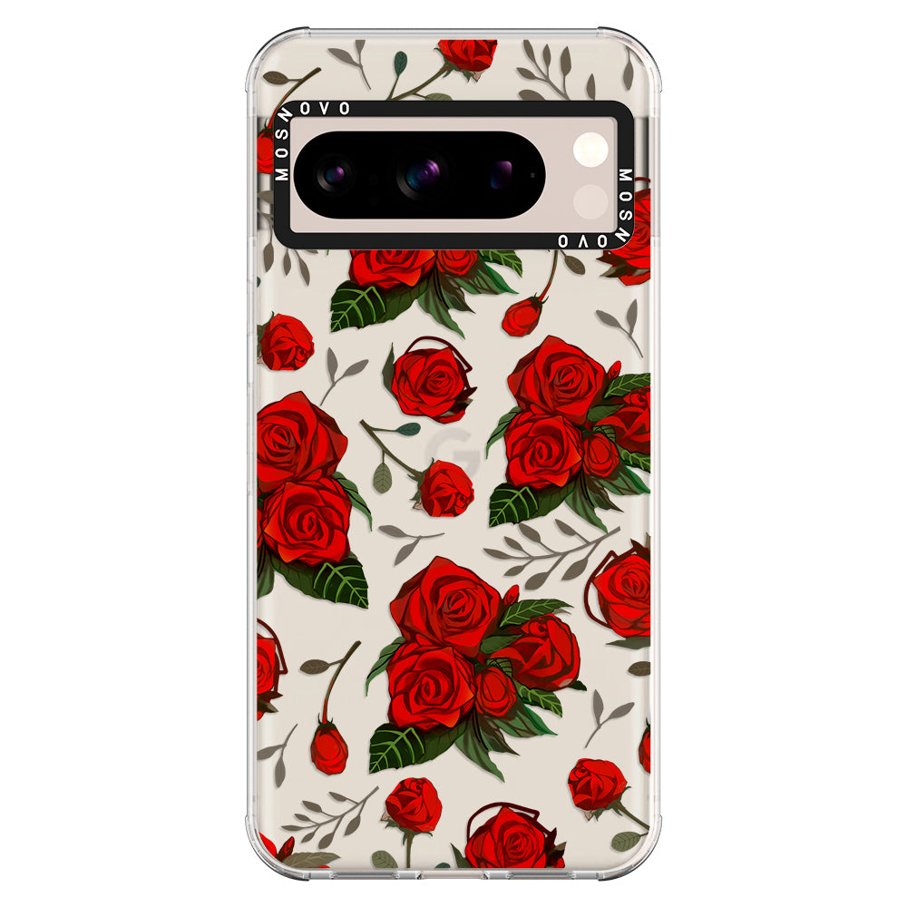 Simply Red Roses Phone Case - Google Pixel 8 Pro Case - MOSNOVO