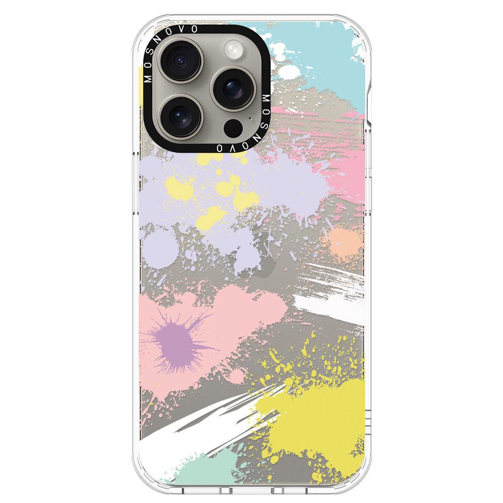 Splash Paint Phone Case - iPhone 15 Pro Max Case - MOSNOVO