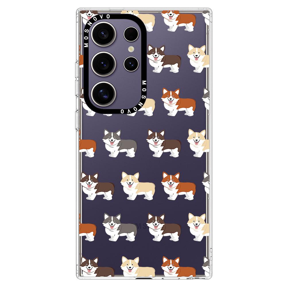 Adorable Corgi Phone Case - Samsung Galaxy S24 Ultra Case - MOSNOVO