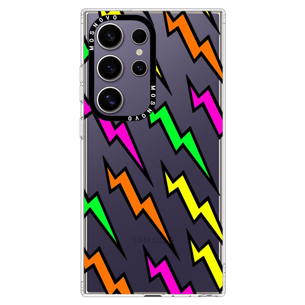 Colorful Lightning Phone Case - Samsung Galaxy S24 Ultra Case - MOSNOVO