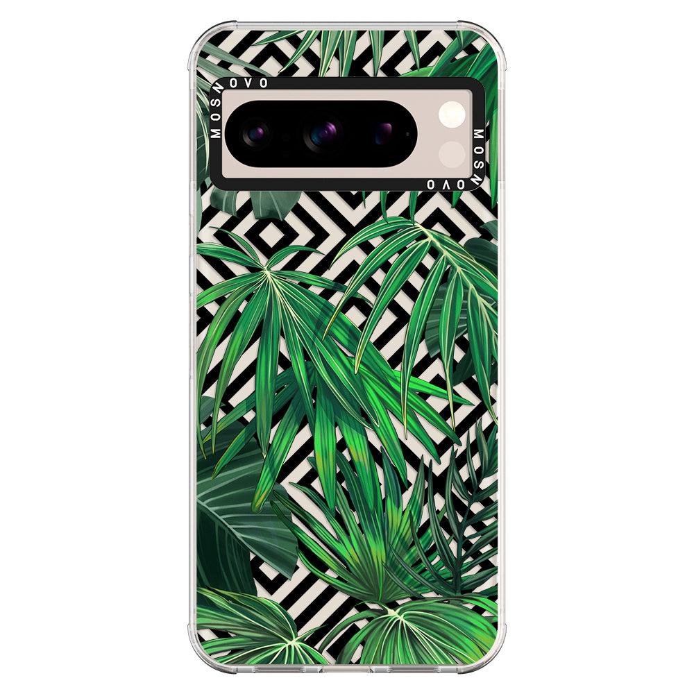 Areca Palm Pattern Phone Case - Google Pixel 8 Pro Case - MOSNOVO