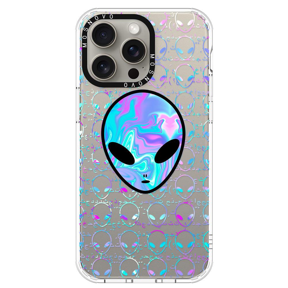 Space Alien Phone Case - iPhone 15 Pro Max Case - MOSNOVO