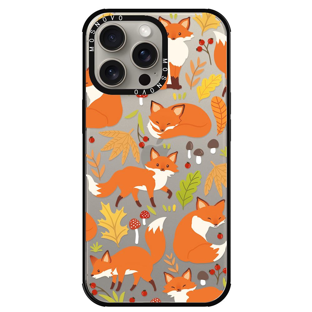 Autumn Fox Phone Case - iPhone 15 Pro Max Case - MOSNOVO