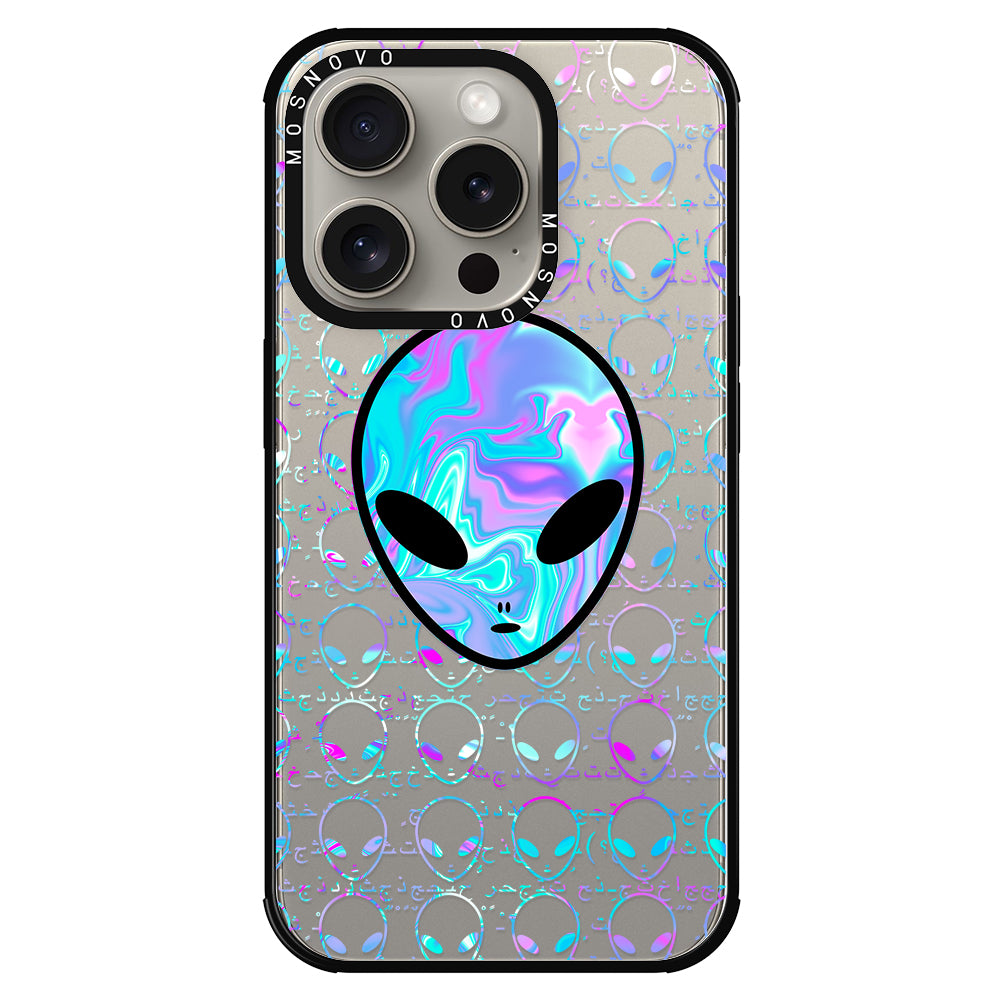 Space Alien Phone Case - iPhone 15 Pro Case - MOSNOVO