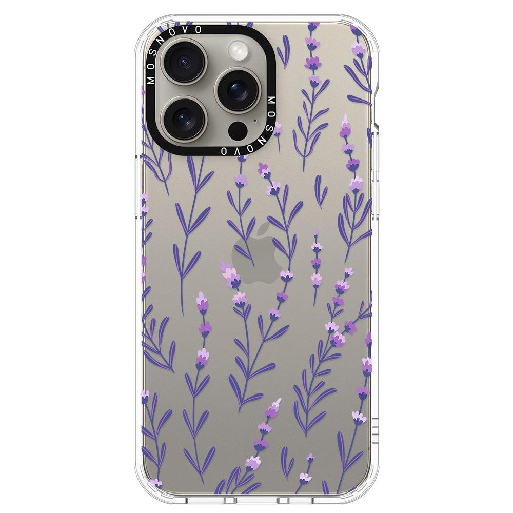 Lavenders Phone Case - iPhone 15 Pro Max Case - MOSNOVO