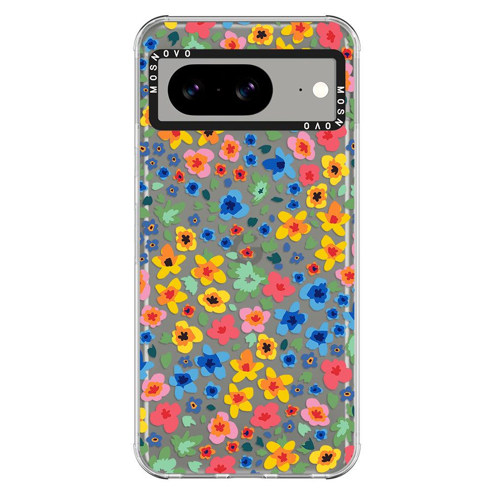 Lovely Floral Flower Phone Case - Google Pixel 8 Case - MOSNOVO