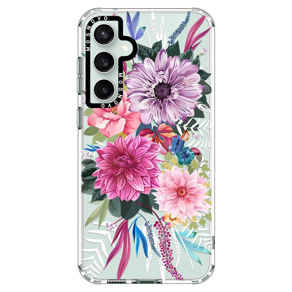 Dahlia Bloom Phone Case - Samsung Galaxy S23 FE Case