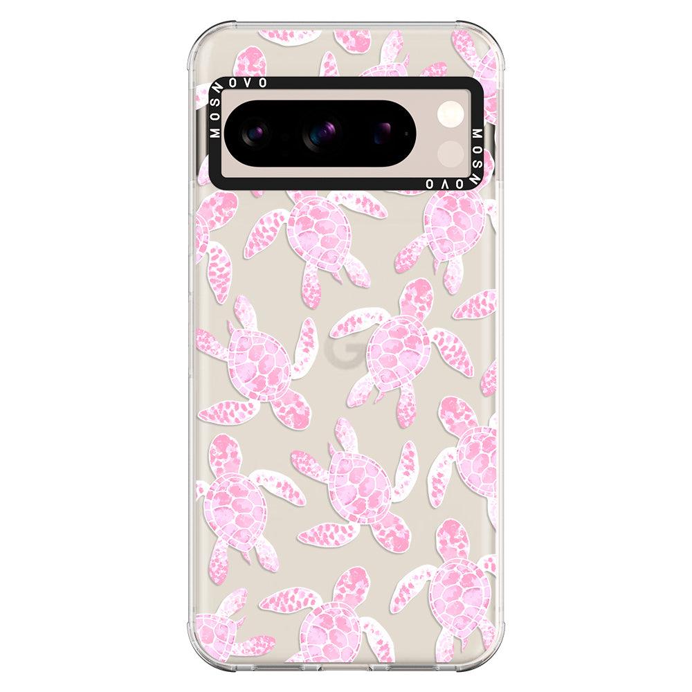 Pink Turtle Phone Case - Google Pixel 8 Pro Case