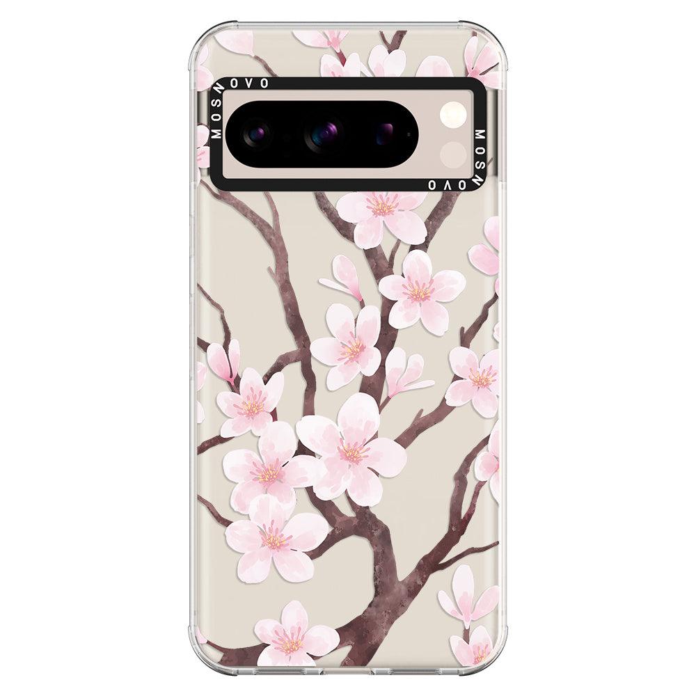 Cherry Blossom Flower Phone Case - Google Pixel 8 Pro Case - MOSNOVO