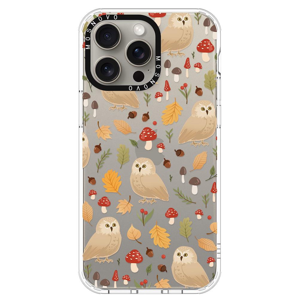 Autumn Owl Phone Case - iPhone 15 Pro Max Case - MOSNOVO