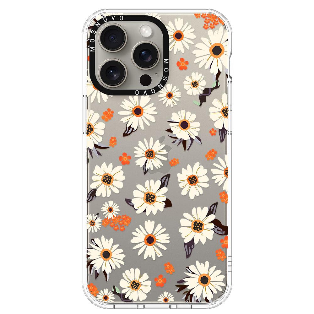 Spring Daisy Phone Case - iPhone 15 Pro Max Case - MOSNOVO