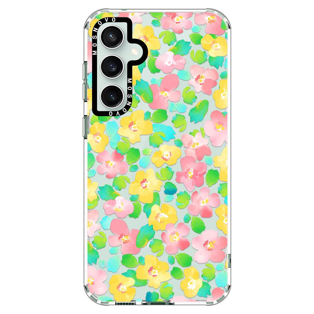 Watercolor Flower Phone Case - Samsung Galaxy S23 FE Case