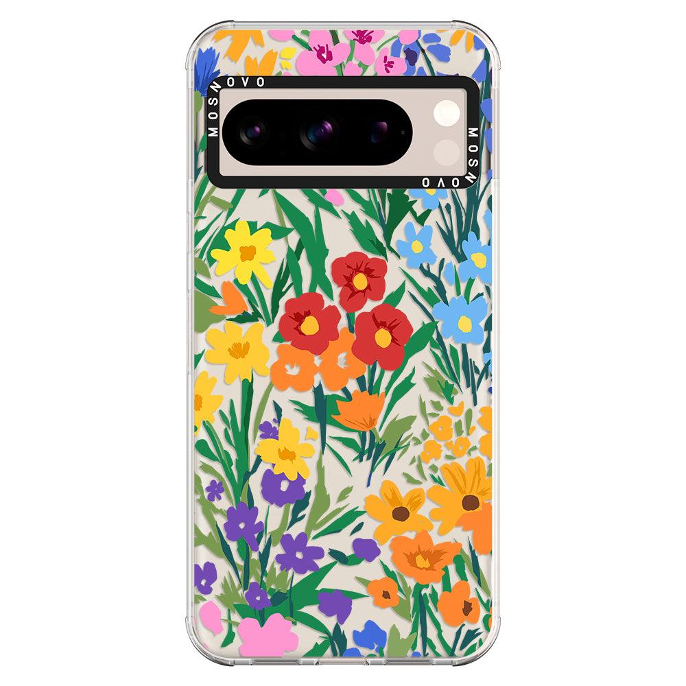 Spring Botanical Flower Floral Phone Case - Google Pixel 8 Pro Case - MOSNOVO