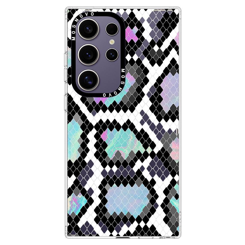 Aurora Snake Print Phone Case - Samsung Galaxy S24 Ultra Case - MOSNOVO