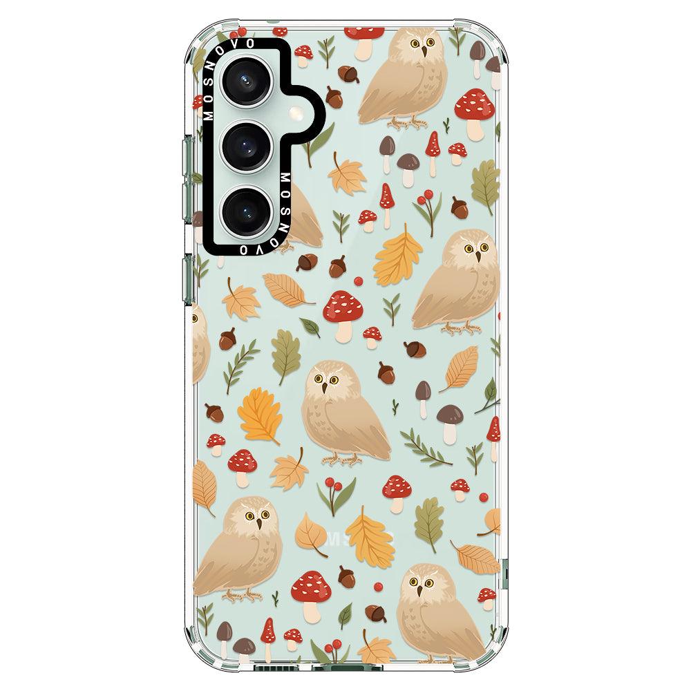 Autumn Owl Phone Case - Samsung Galaxy S23 FE Case