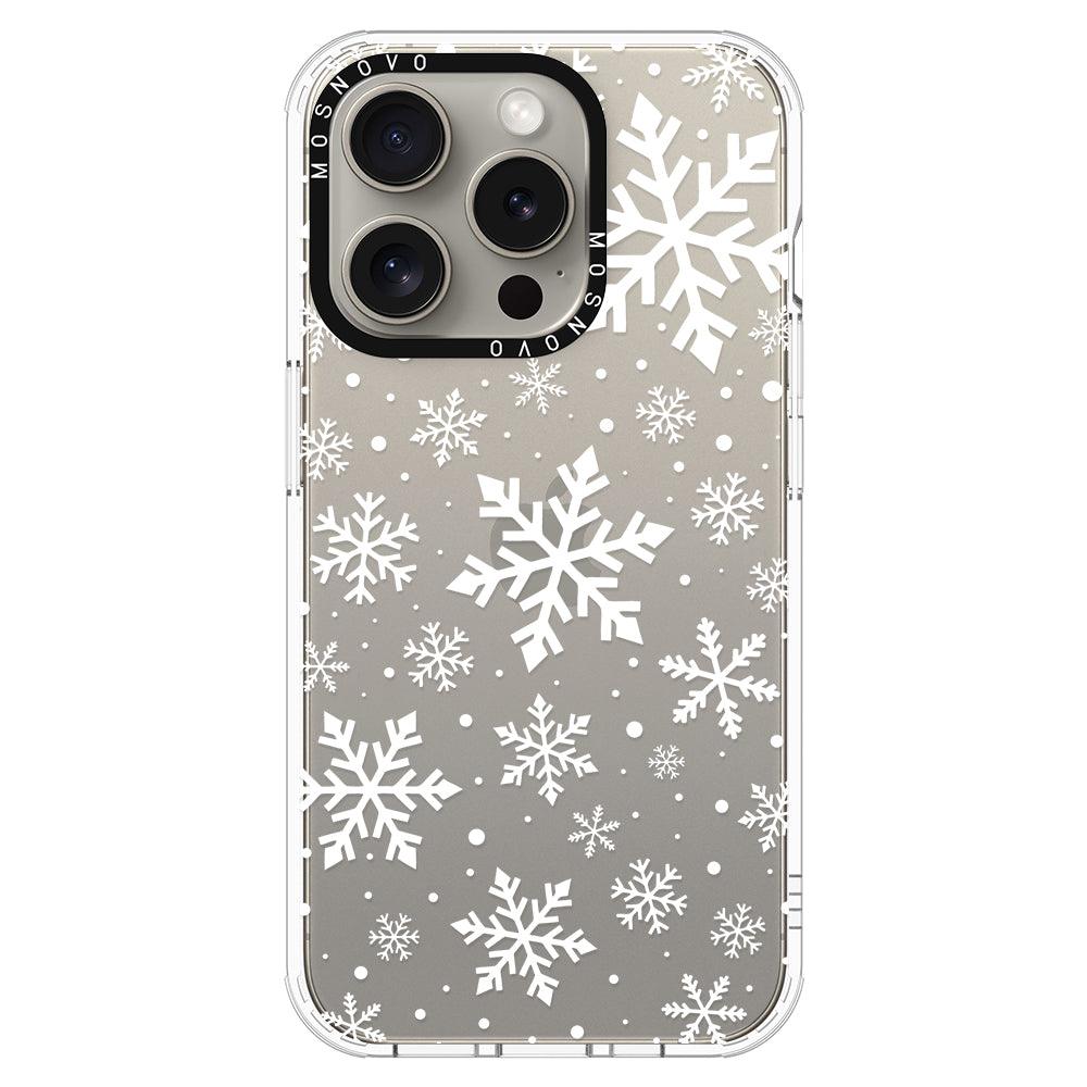 Snowflake Phone Case - iPhone 15 Pro Case - MOSNOVO