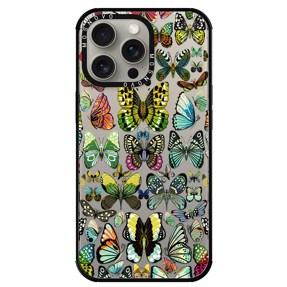 Butterflies Phone Case - iPhone 15 Pro Max Case - MOSNOVO