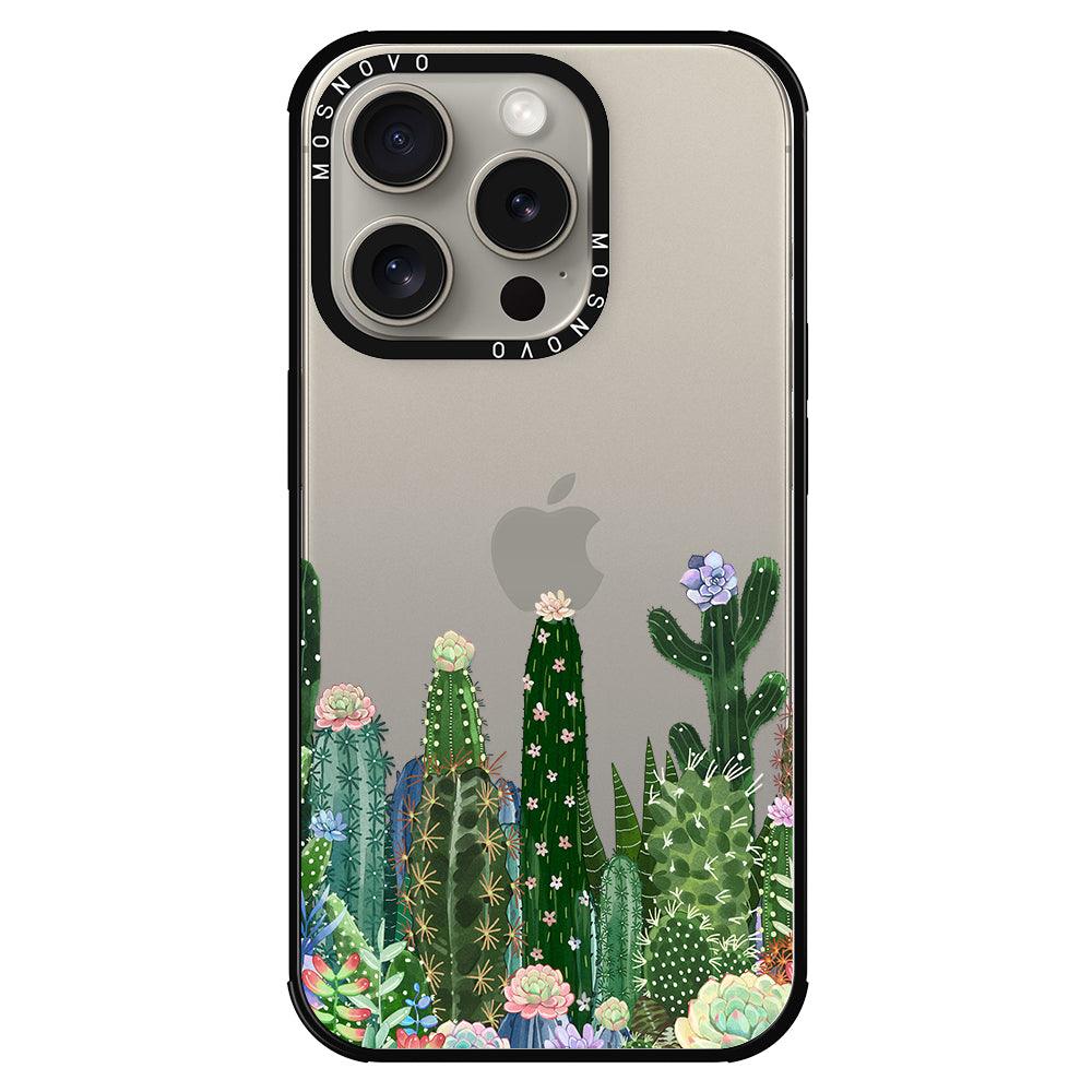 Desert Cactus Phone Case - iPhone 15 Pro Case - MOSNOVO