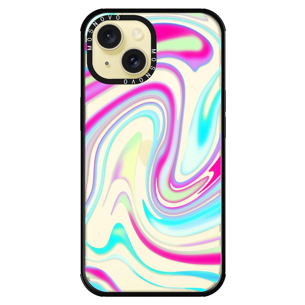 Psychedelic Swirls Phone Case - iPhone 15 Case - MOSNOVO