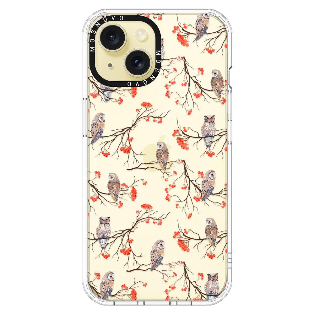 Owl Phone Case - iPhone 15 Plus Case - MOSNOVO